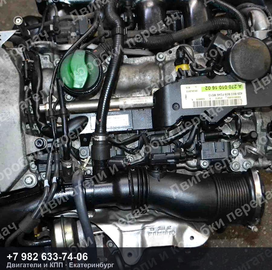 Контрактный двигатель Mercedes B180 W246 — фото агрегата